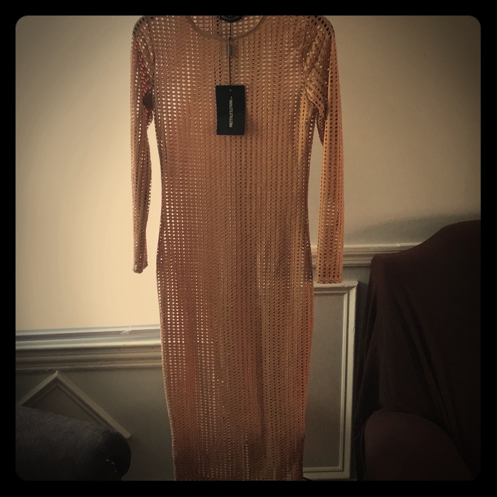 New fishnet dress